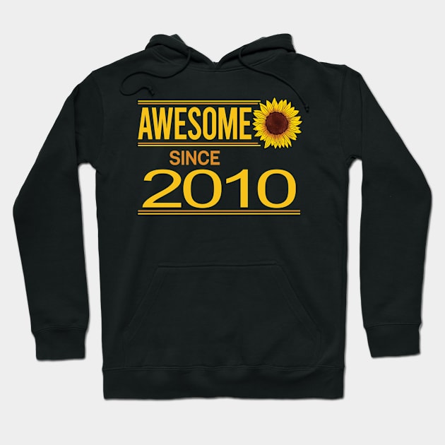 Vintage Sunflower 2010 Hoodie by rosenbaumquinton52